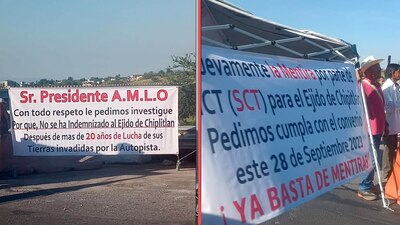 Los ejidatarios piden se resuelve su problema