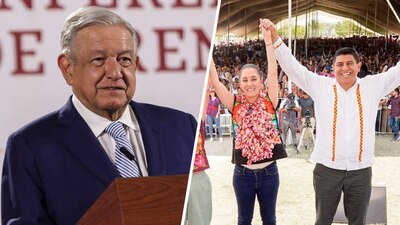 AMLO dijo además que el no ha promovido el voto, sólo hablado de lo "importante de la transformación"