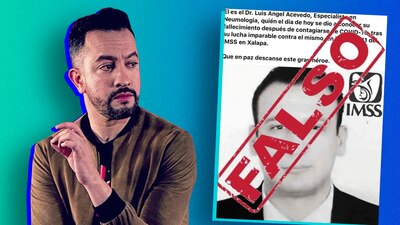 El tuitero publicó un meme sobre la muerte de un doctor y el IMSS le puso un alto