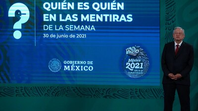 Este miércoles se estrenó la sección de fake news de la mañanera