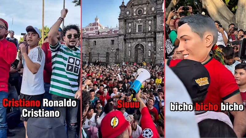 VIDEO: ¡Siuuu! Puebla muestra su apoyo a Cristiano Ronaldo tras su salida de Portugal