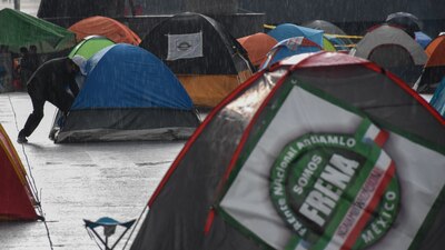 El movimiento antiAMLO decidió plantarse en paseo de la Reforma para exigir la renuncia del presidente