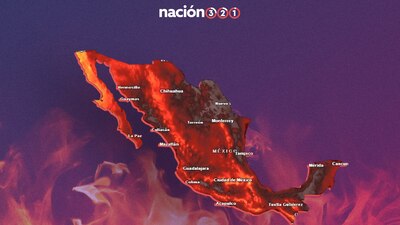 Prácticamente en todo el país se prevén altas temperaturas, la zona más afectada es el sureste