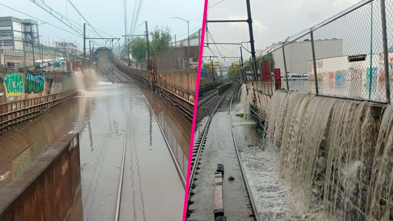Suspenden servicio de Guelatao a la Paz en la Línea A del Metro por fuertes lluvias en la CDMX
