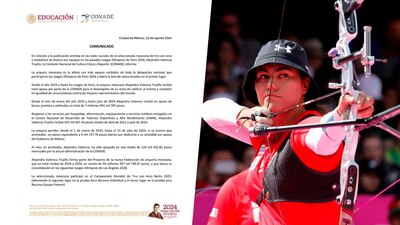 La Conade relevó las cifras entregadas a Valencia en el pasado proceso olímpico