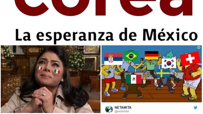 Corea fue el centro de atención de los aficionados mexicanos durante los últimos minutos del partido entre el Tri y Suecia