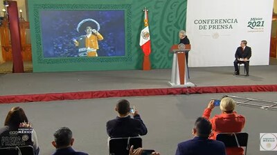 El mandatario lamentó el fallecimiento de uno de los máximos exponentes de la música ranchera.