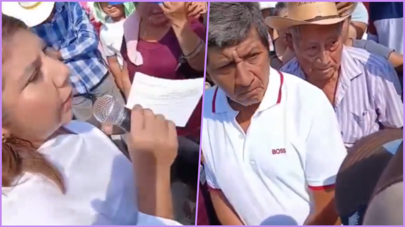 VIDEO | Alcaldesa morenista insulta a adulto mayor en Tabasco: “usted ya va de salida”