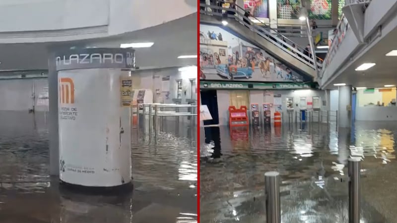 GALERÍA: Lluvias inundan San Lázaro, Santa Martha Acatitla y pegan con todo a la CDMX