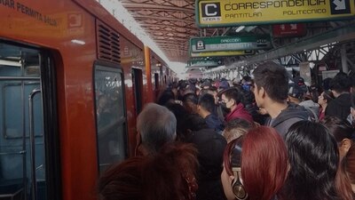“Se realiza una revisión al sistema eléctrico", señaló el Metro
