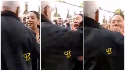 La mujer se quejó de los actos machistas de Mireles y un hombre que estaba en el evento la golpeó