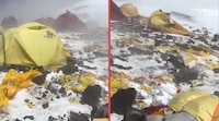 Crisis ambiental: nuevo video exhibe acumulación de basura en el Monte Everest