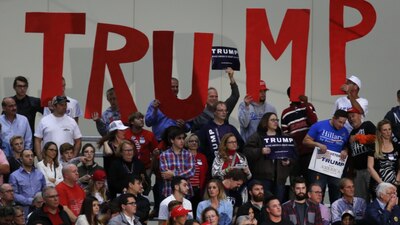 Donald Trump se llevó la presidencia pese a que la mayoría de las encuestas no lo daba como favorito