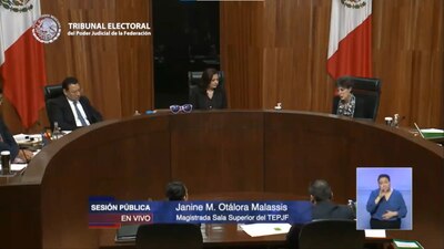 Decidió separarse de la sesión que busca avalar la sobrerrepresentación de Morena