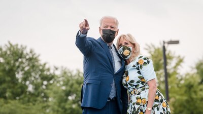 Los Biden hicieron un festejo en la Casa Blanca por el 4 de julio