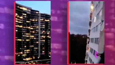 Vecinos de Santa Fe saleron de sus casas para entonar el 'Cielito lindo'