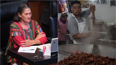La senadora Jesusa Rodríguez no tiene una buena impresión de las carnitas