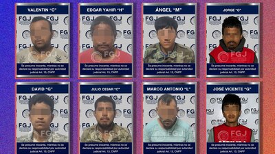 En el operativo se les aseguraron armas, un vehículo y poncha llantas, entre otros.