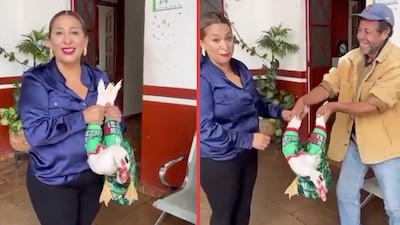 Alcaldesa de Michoacán desata críticas por manipular de manera inapropiada a un pato