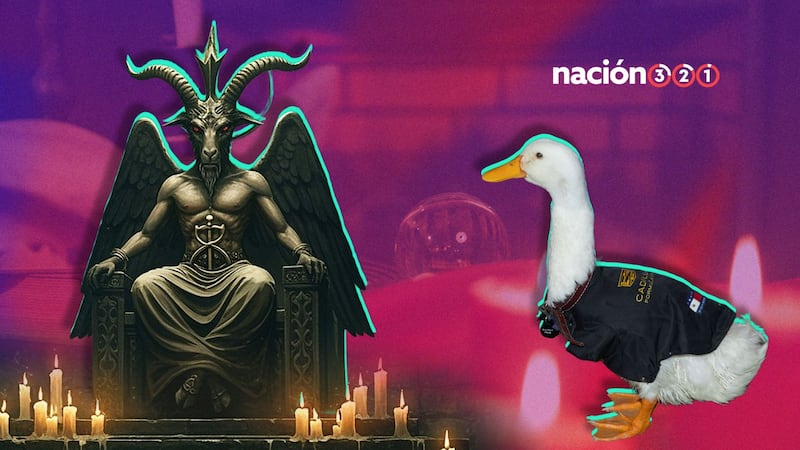 ¿Quién es Baphomet, la polémica figura del altar en la nueva casa del pato ‘Merlín’?