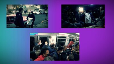 El excandidato presidencial viajó con una enfermera para comprobar el esfuerzo que hacen diariamente las personas