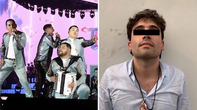 El vocalista de la banda interpretó un corrido para Ovidio Guzmán