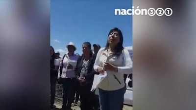 Maricruz Cruz Morales fue la encarga de repartir los apoyos