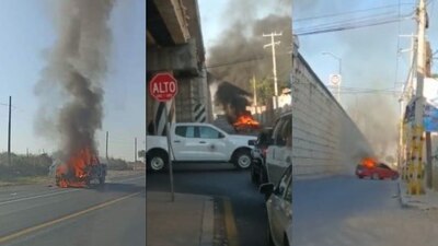 Incendiaron varios vehículos en diferentes zonas, luego de operativos