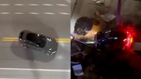 VIDEO: Hombre roba un Ferrari... e instantes después lo estrella contra un poste