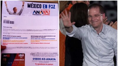 El candidato señaló que las tarjetas son para explicar su programa