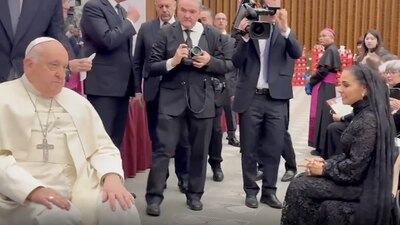 La gobernadora compartió los saludos que el Papa Francisco envió al pueblo de México