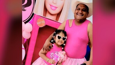 El padre no dudó en complacer s u pequeña