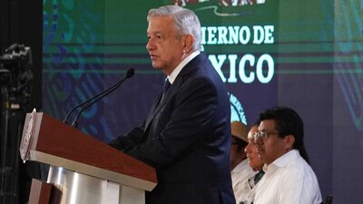 El presidente anda de gira por el norte del país