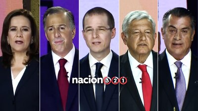 Los candidatos debatieron acerca de seguridad, combate a la corrupción y democracia