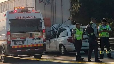 Elementos de la Guardia Nacional, paramédicos y de la Fiscalía del estado acudieron al lugar