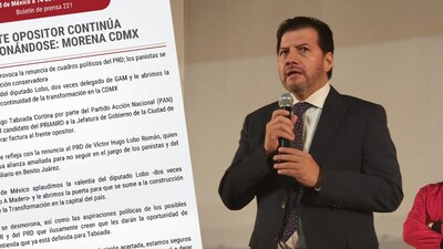 Renunció recientemente a la bancada del PRD en el Congreso de la CDMX