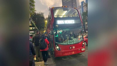 De nuevo el transporte público de la Ciudad de México volvió a ser noticia por un accidente