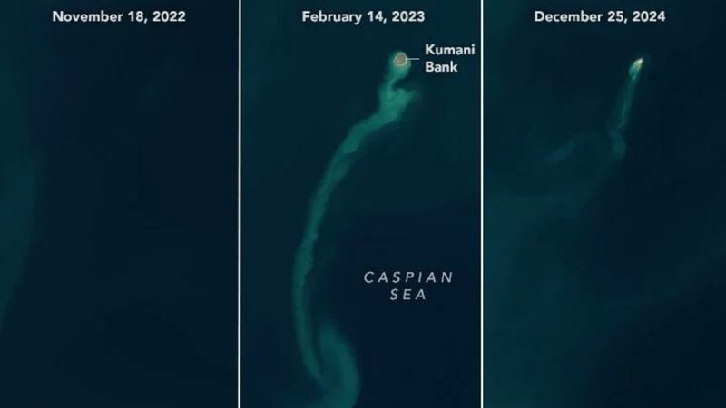 ¿Aparece y desaparece? Este es el misterio de la ‘isla fantasma’ captada por la NASA