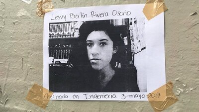 El cuerpo de Lesvy Rivera fue hallado en los jardines aledaños a esa facultad de Ciudad Universitaria