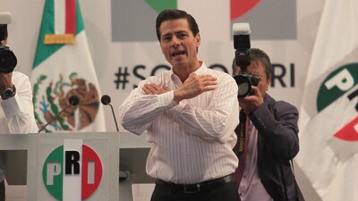 El presidente Enrique Peña Nieto tenía un año de no pisar la sede de su partido