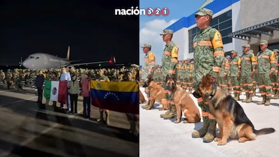 Llegan los rescatistas mexicanos a Venezuela