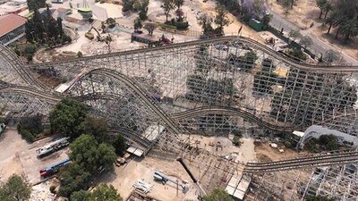 La emblemática atracción fue demolida este martes