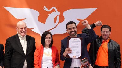 Jorge Álvarez Máynez es el precandidato a la presidencia de México
