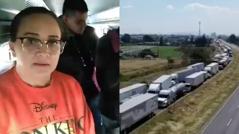 Pasajeros piden ayuda tras quedar varados más de 24 horas por protesta de campesinos