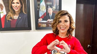 Marina del Pilar aseguró que la mejor forma de recibir la Navidad fue trabajando.