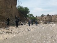 Encuentran posibles restos de mamut en Tula, Tamaulipas