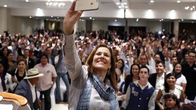 Margarita Zavala busca ser la candidata presidencial del PAN en 2018