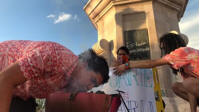 Con carnita asada y caravanas, los chihuahuenses festejaron que César Duarte fue detenido