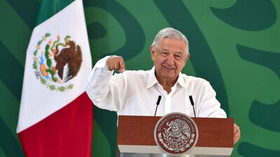 AMLO se mostró contento ante el bronce obtenido por la selección de futbol