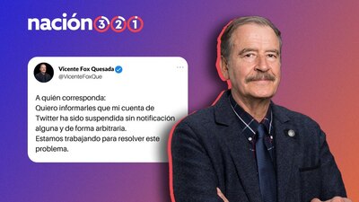El expresidente indicó que le suspendieron su cuenta de "forma arbitraria"
